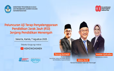 Peluncuran Uji Terap PJJ